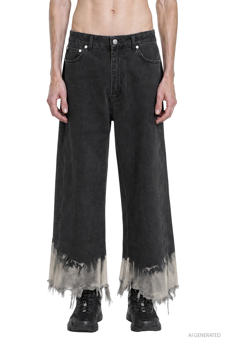 44 LABEL GROUP 5 Pocket Wide Leg Jeans man