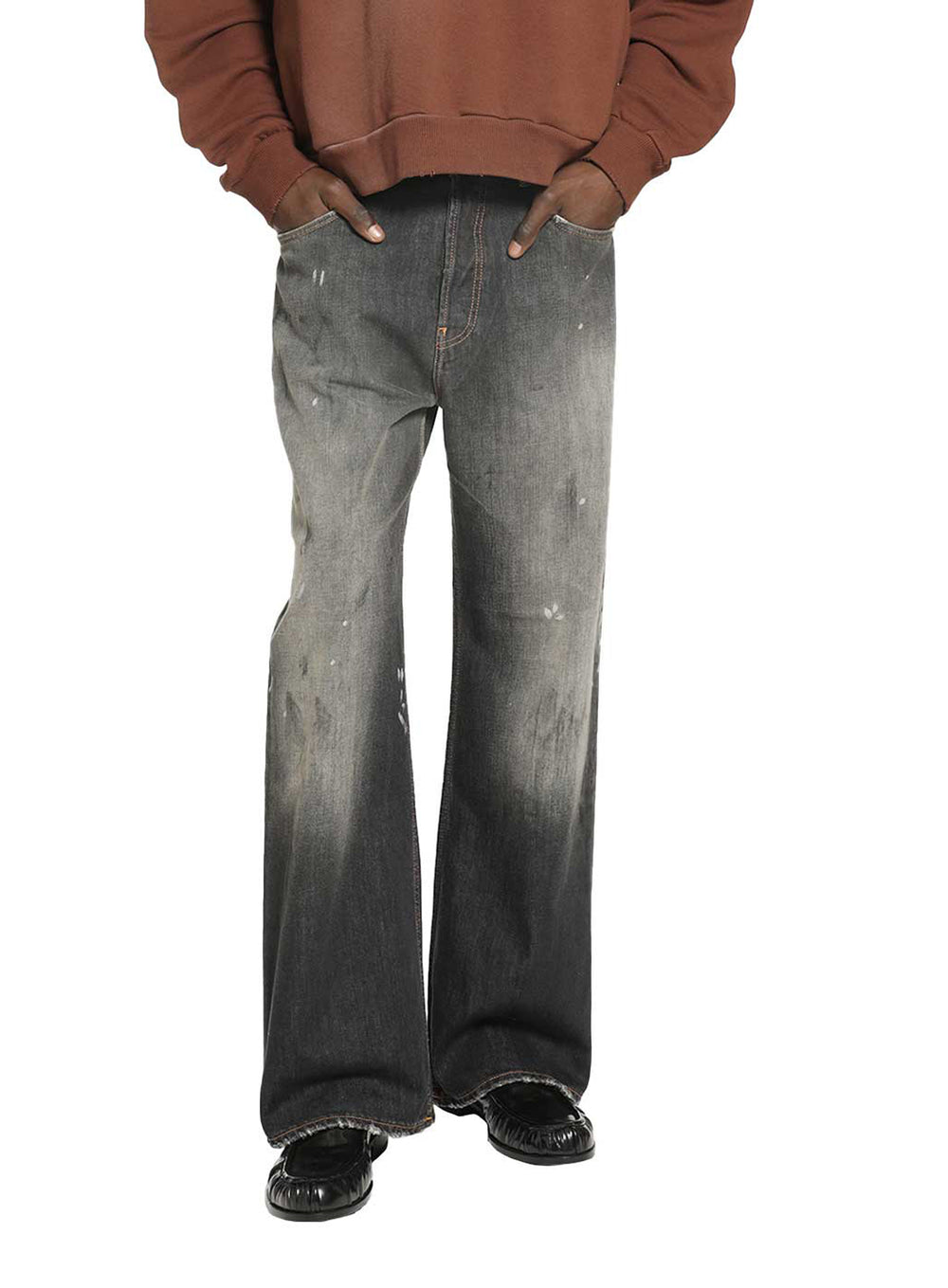 ACNE STUDIOS 2021 Washed Straight Leg Jeans man