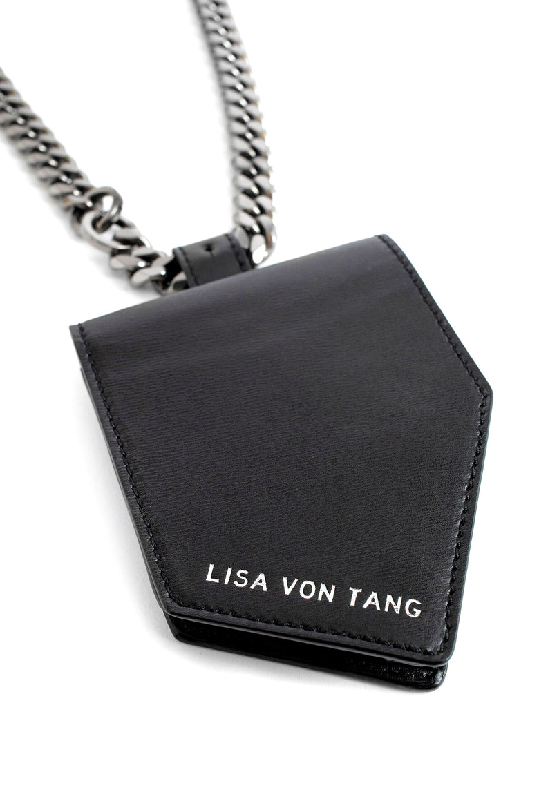 LISA VON TANG WOMAN BLACK CROSSBODY BAGS