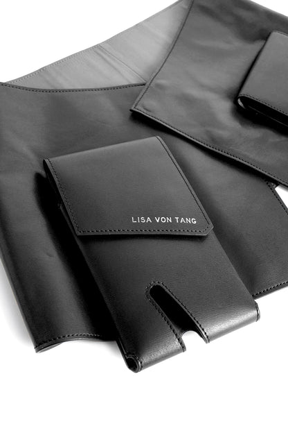 LISA VON TANG WOMAN BLACK FANNY PACKS