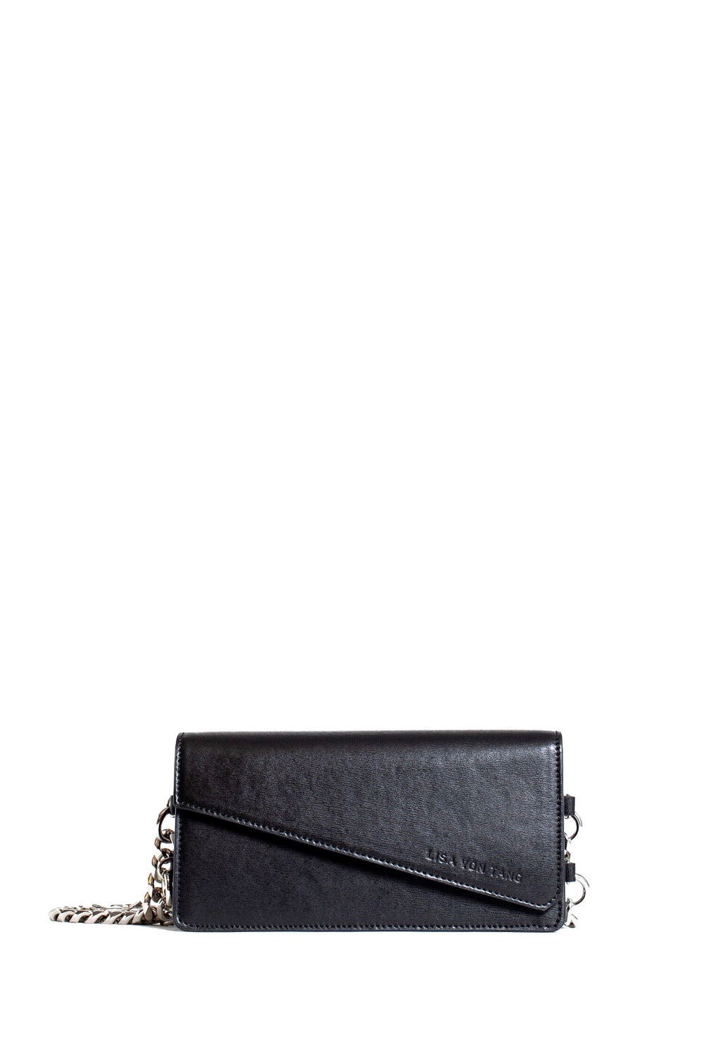 LISA VON TANG WOMAN BLACK CROSSBODY BAGS