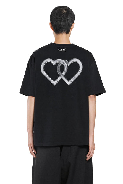 Adriatique X Antonioli Metal Heart Boxy Tee