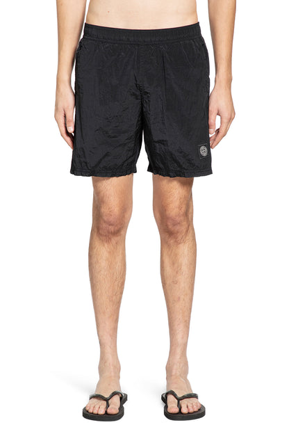 STONE ISLAND MAN BLACK SWIMWEAR