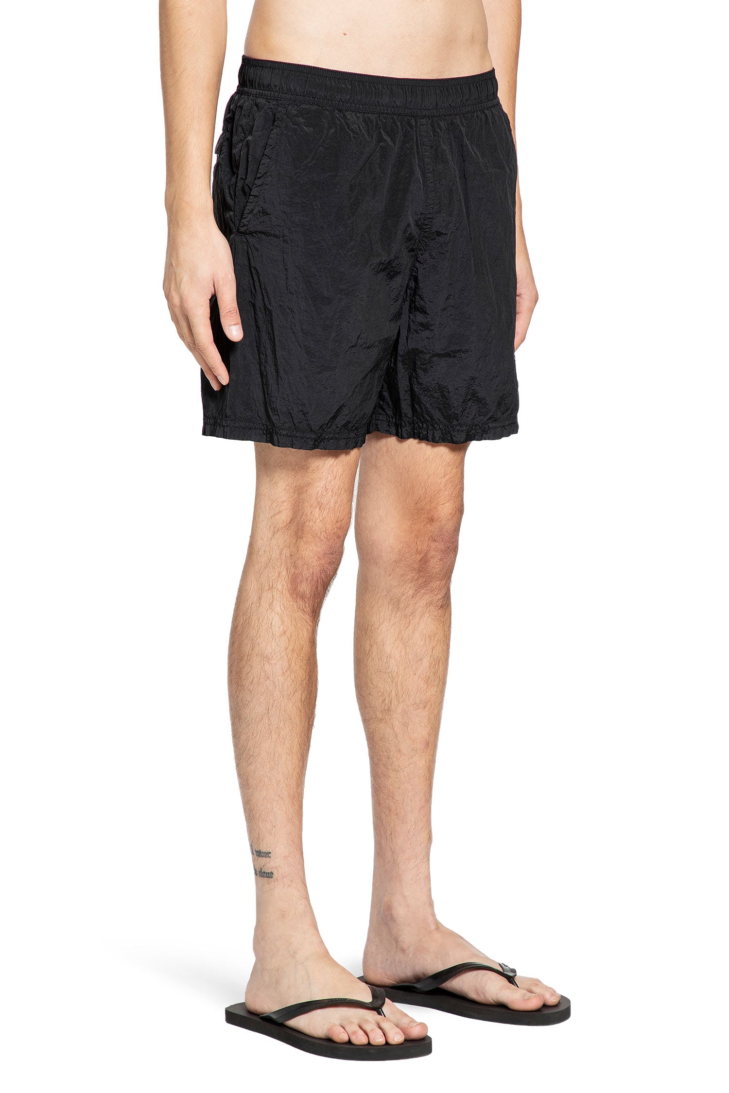 STONE ISLAND MAN BLACK SWIMWEAR