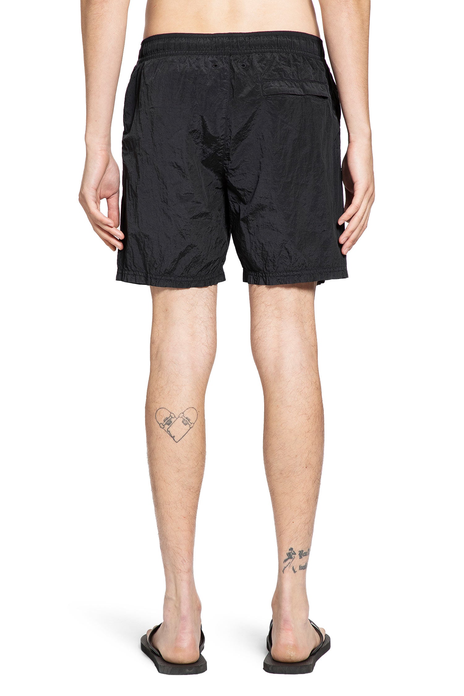STONE ISLAND MAN BLACK SWIMWEAR