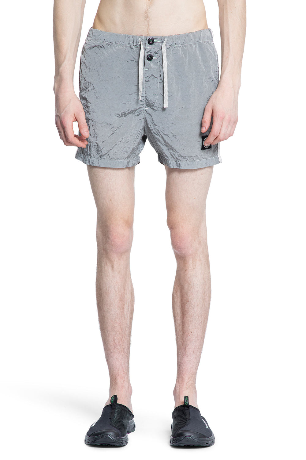 STONE ISLAND MAN GREY SWIMWEAR