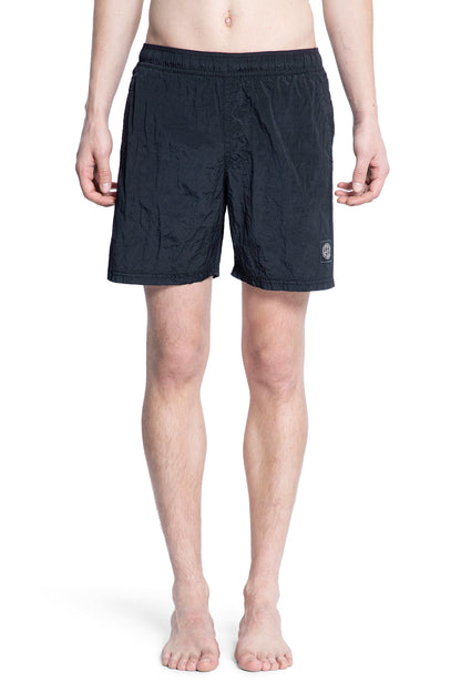 STONE ISLAND MAN BLACK SWIMWEAR