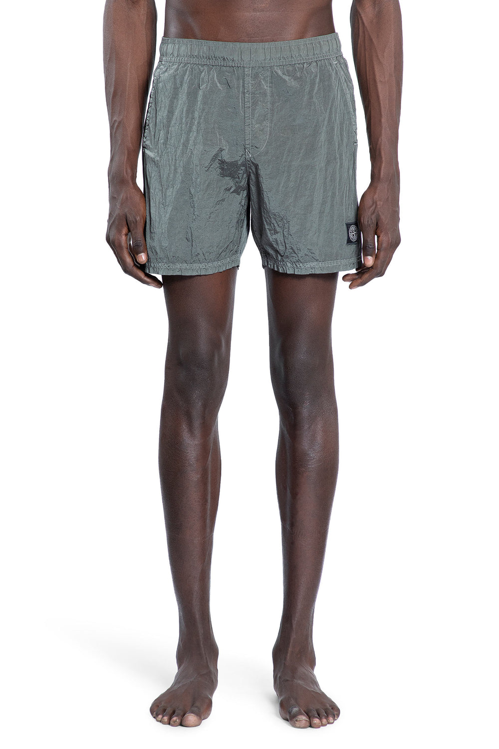 STONE ISLAND MAN GREEN SWIMWEAR