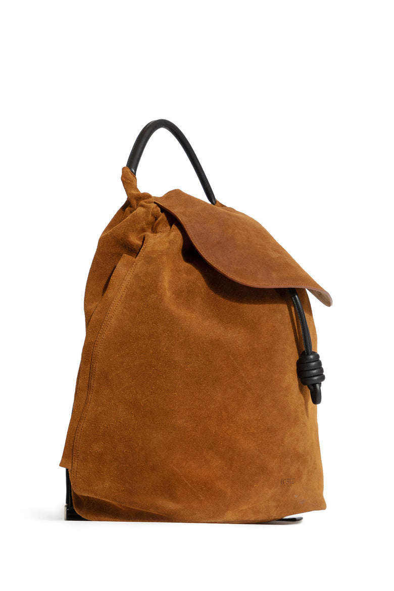 LOEWE MAN BROWN BACKPACKS & TRAVEL BAGS