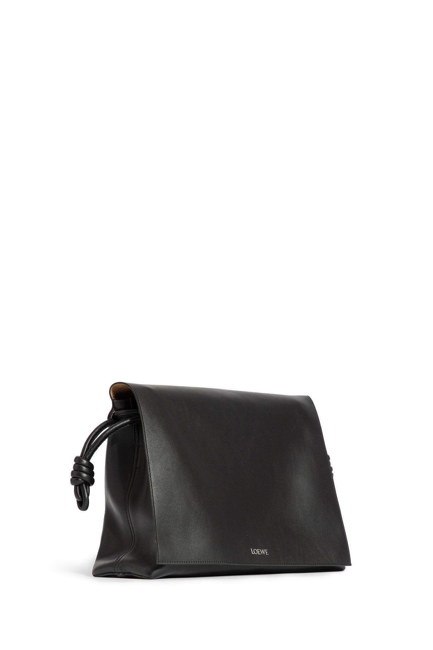 LOEWE MAN BLACK TOP HANDLE BAGS