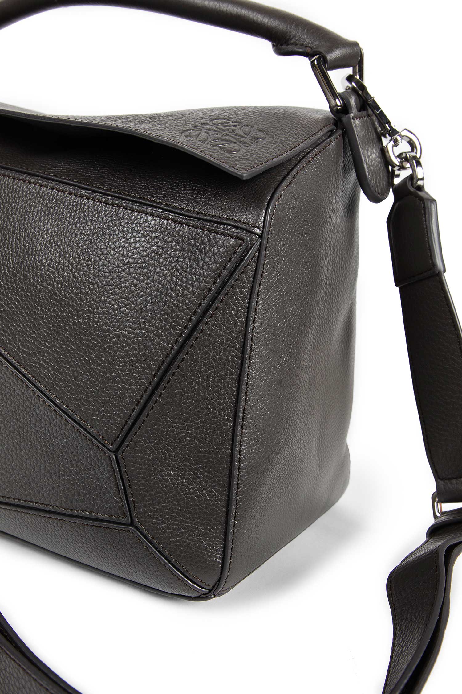 LOEWE MAN GREY TOP HANDLE BAGS