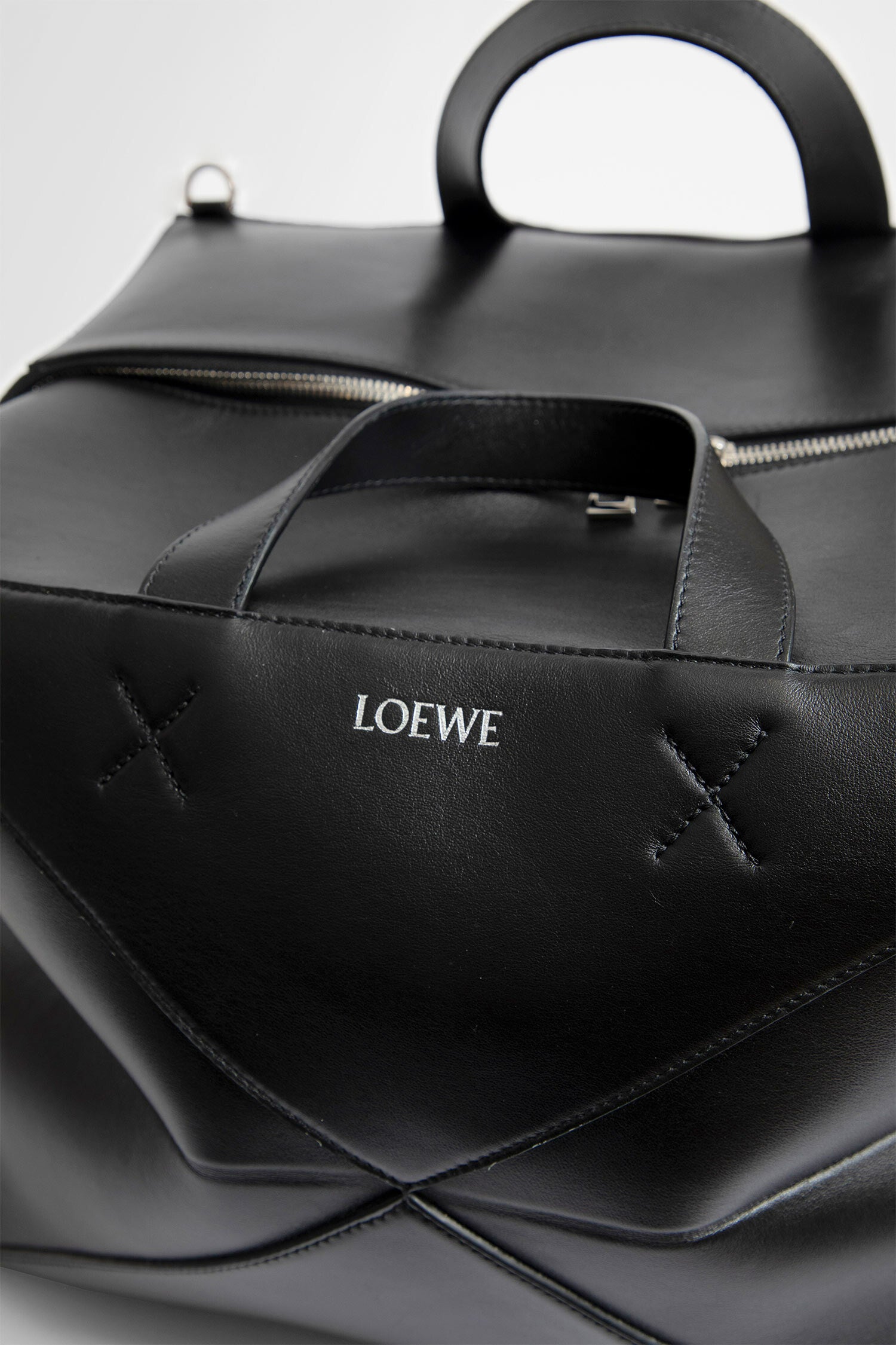 LOEWE MAN BLACK BACKPACKS & TRAVEL BAGS