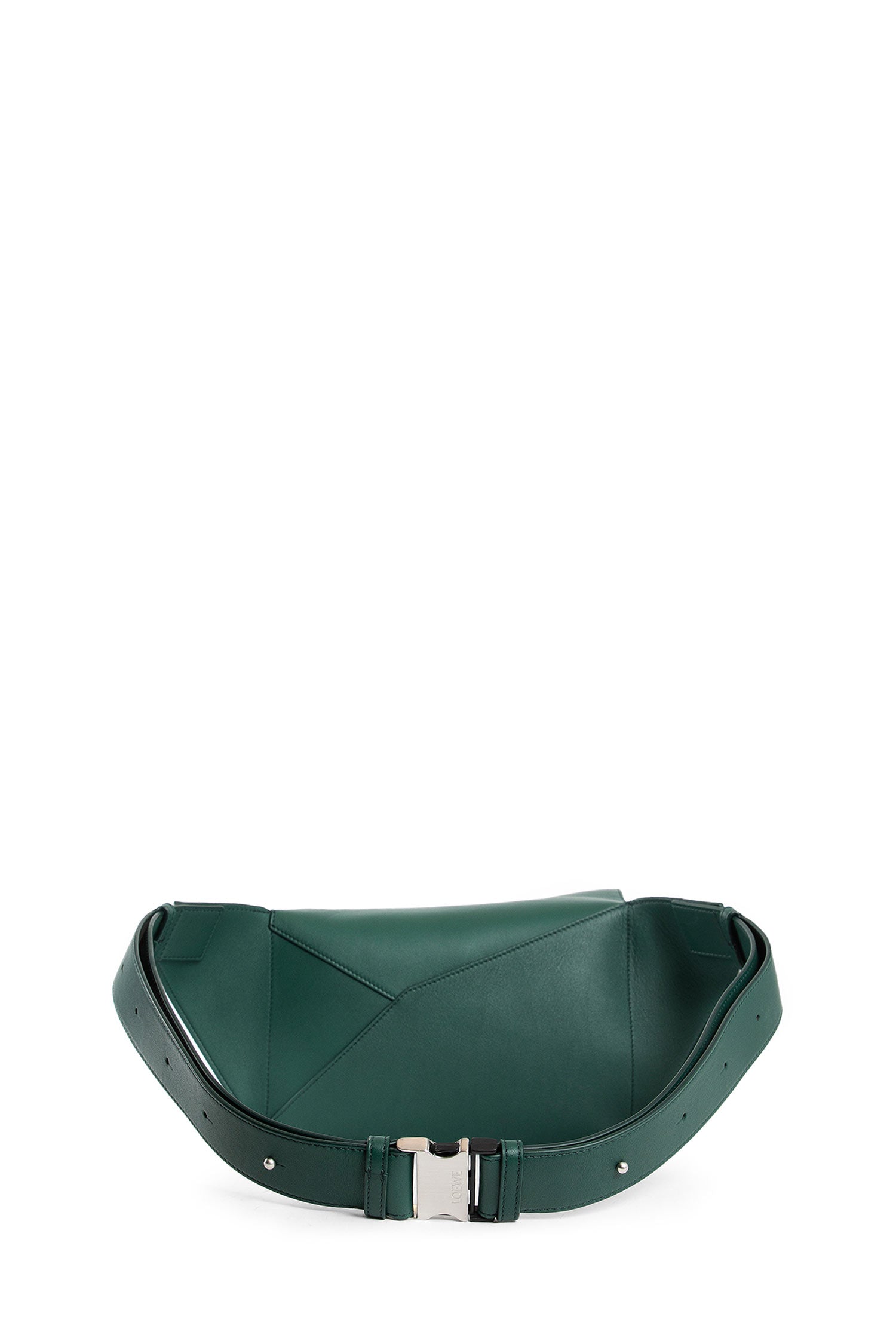 LOEWE MAN GREEN FANNY PACKS