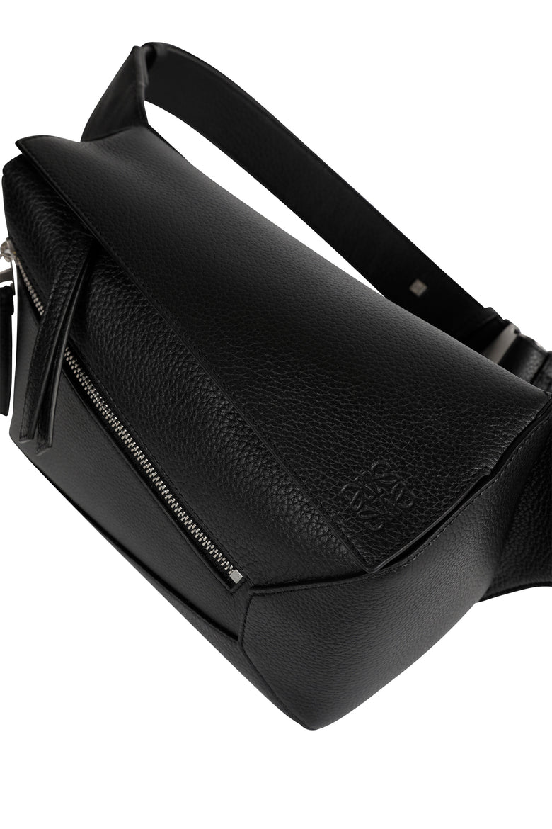 Small Puzzle Bumbag in Grained Calfskin