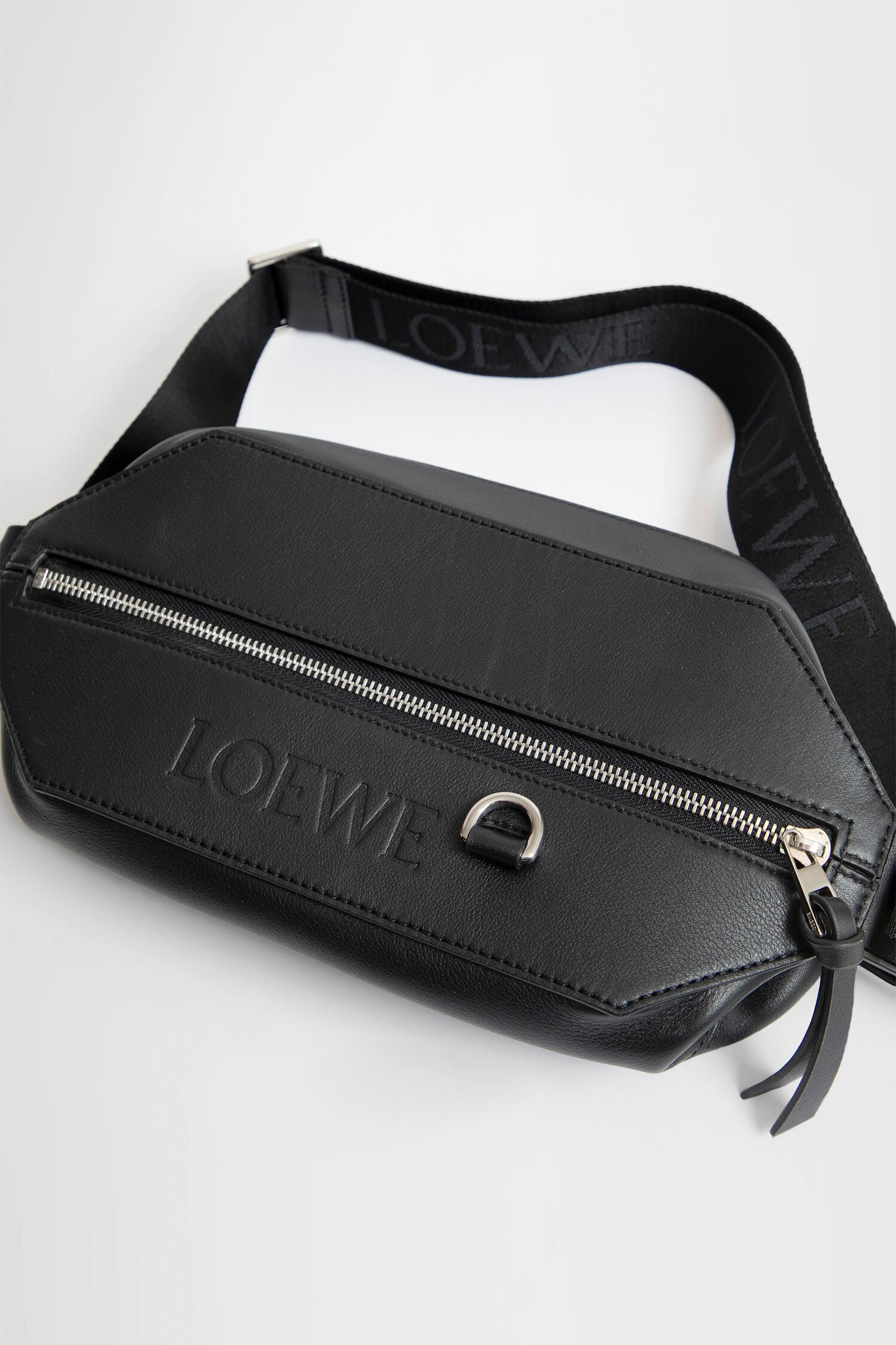 LOEWE MAN BLACK FANNY PACKS