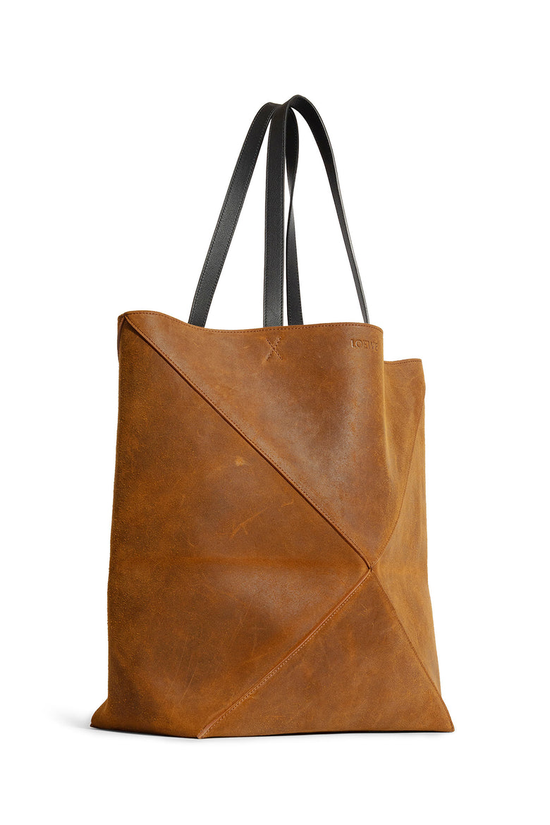 LOEWE MAN BROWN TOTE BAGS