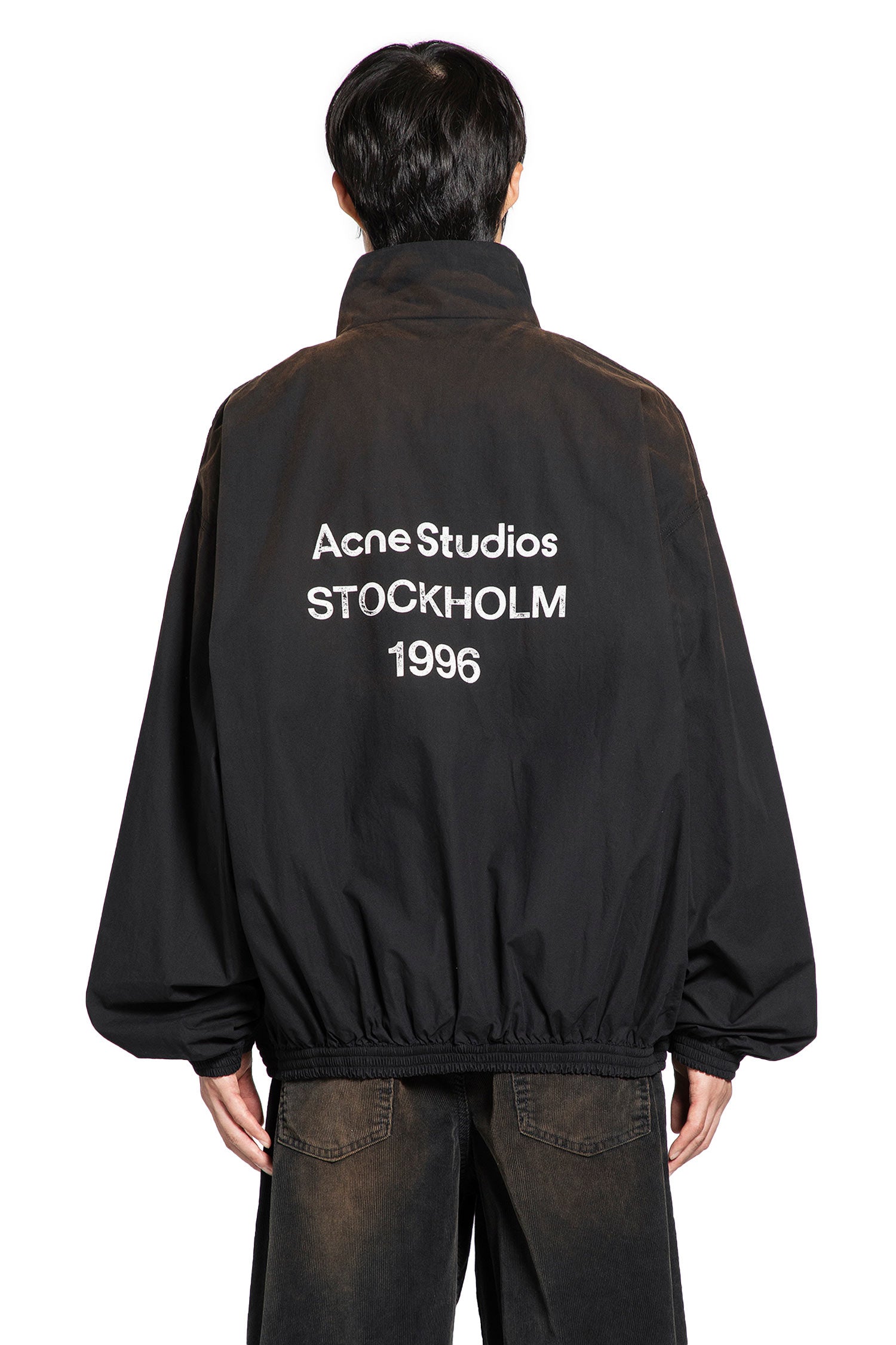 ACNE STUDIOS Washed Logo Zipper Jacket man