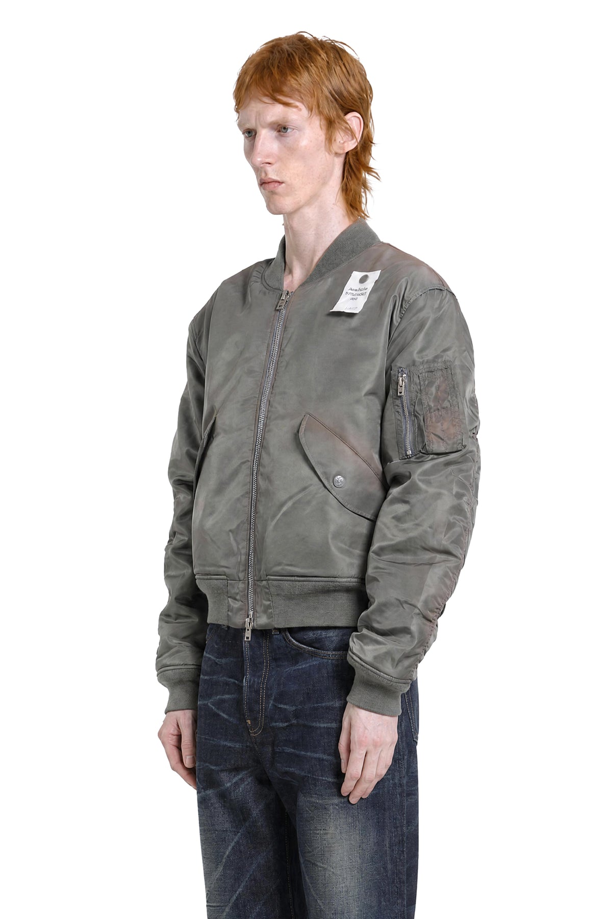 Washed Bomber Jacket