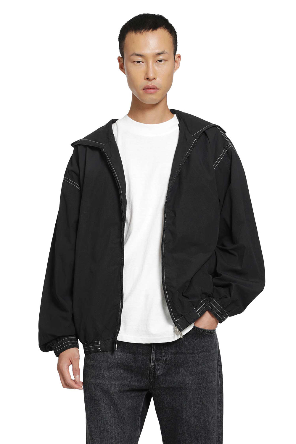ACNE STUDIOS Hooded Logo Jacket man