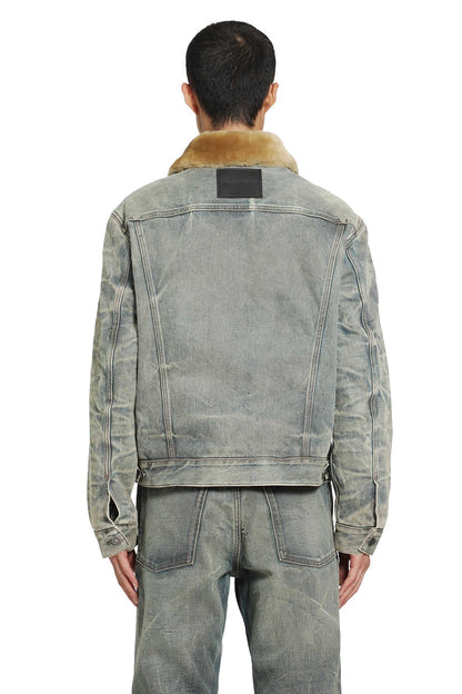 Shearling Collar Denim Jacket