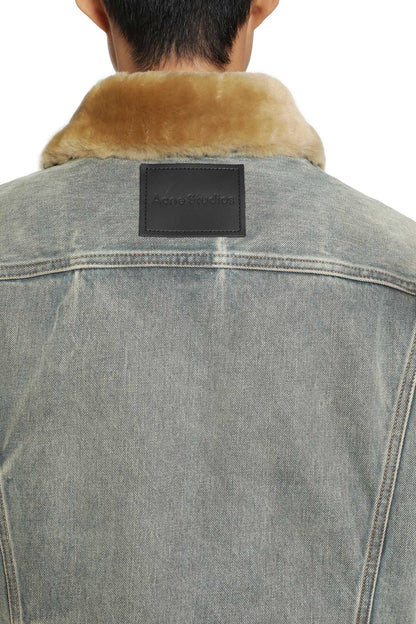 Shearling Collar Denim Jacket