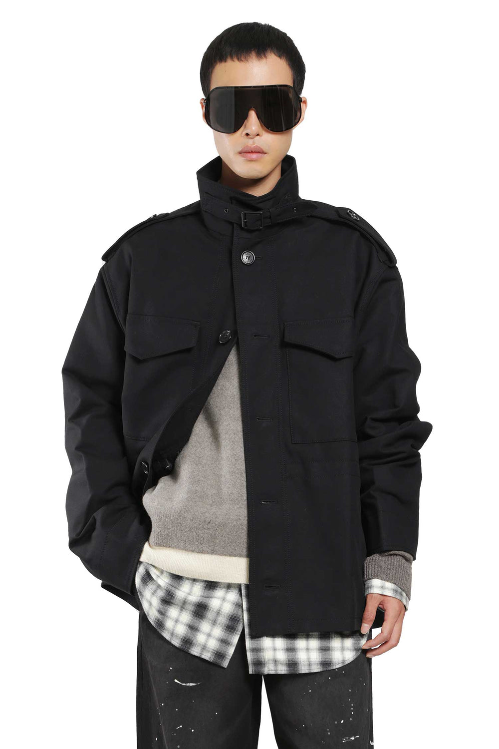ACNE STUDIOS Cotton Nylon Field Jacket man