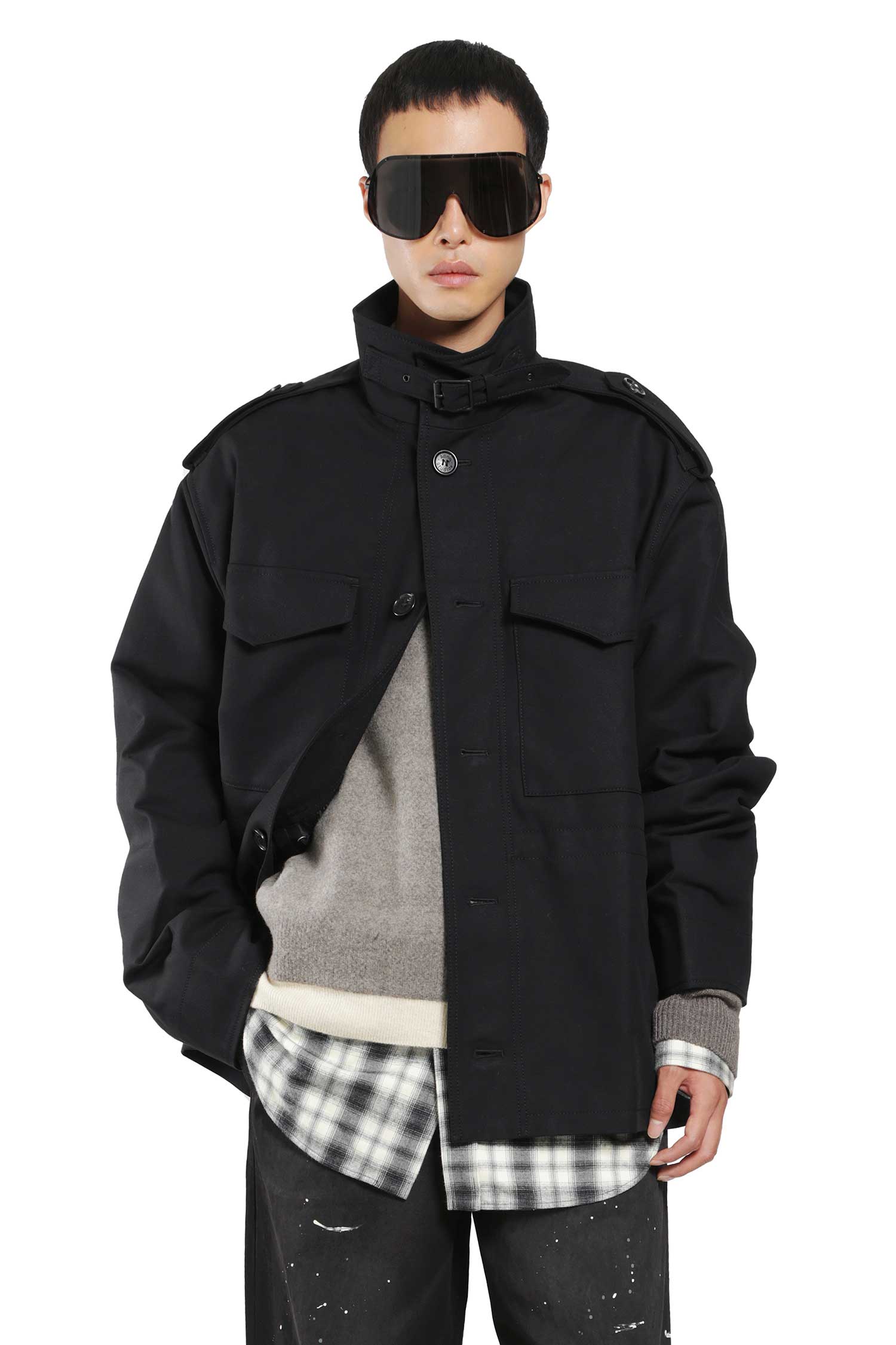 Cotton Nylon Field Jacket
