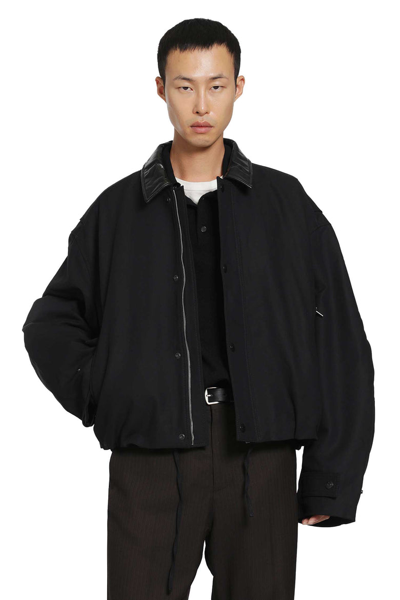 ACNE STUDIOS Cotton Satin Bomber Jacket man