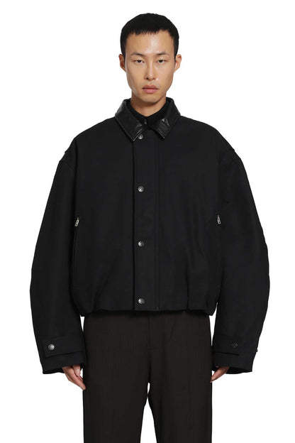 Cotton Satin Bomber Jacket