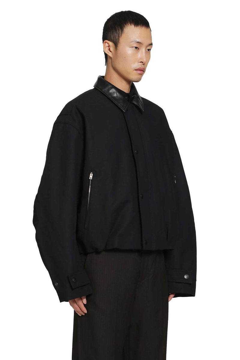 ACNE STUDIOS Cotton Satin Bomber Jacket man