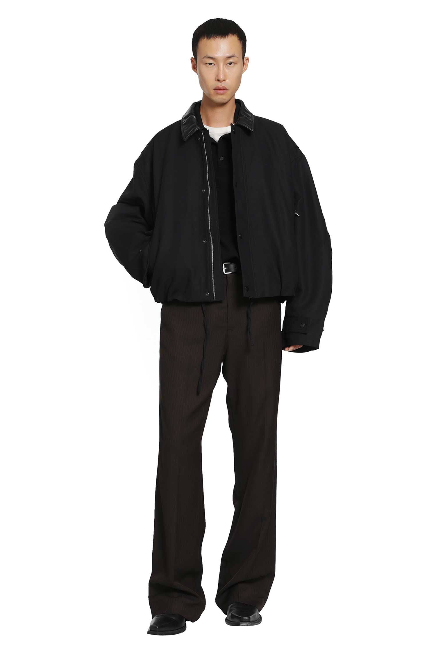 Cotton Satin Bomber Jacket