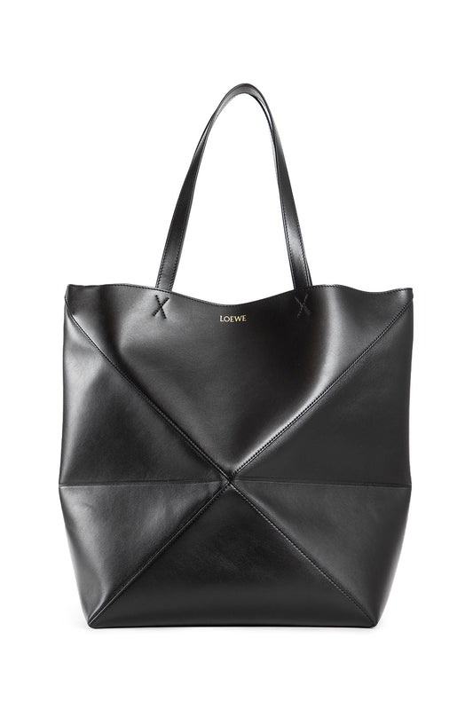 LOEWE MAN BLACK TOTE BAGS