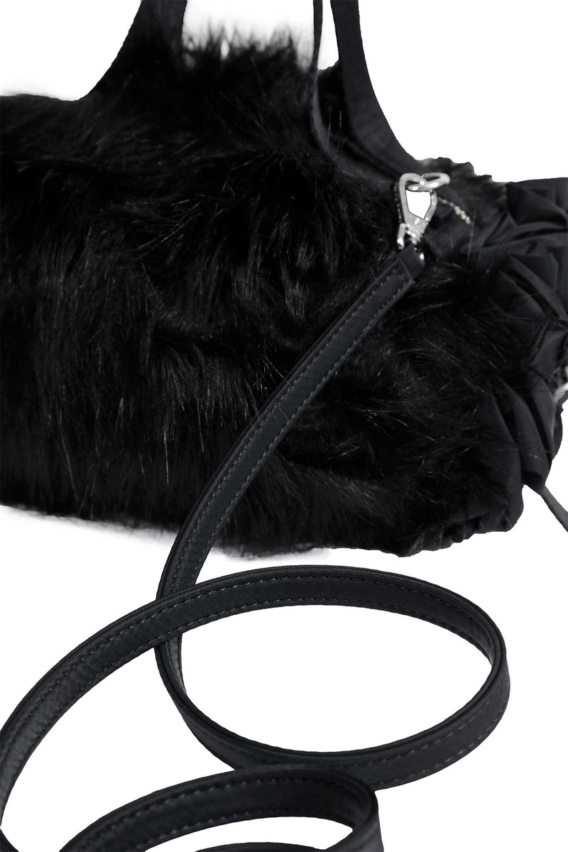SIMONE ROCHA Mini Faux Fur Bag woman