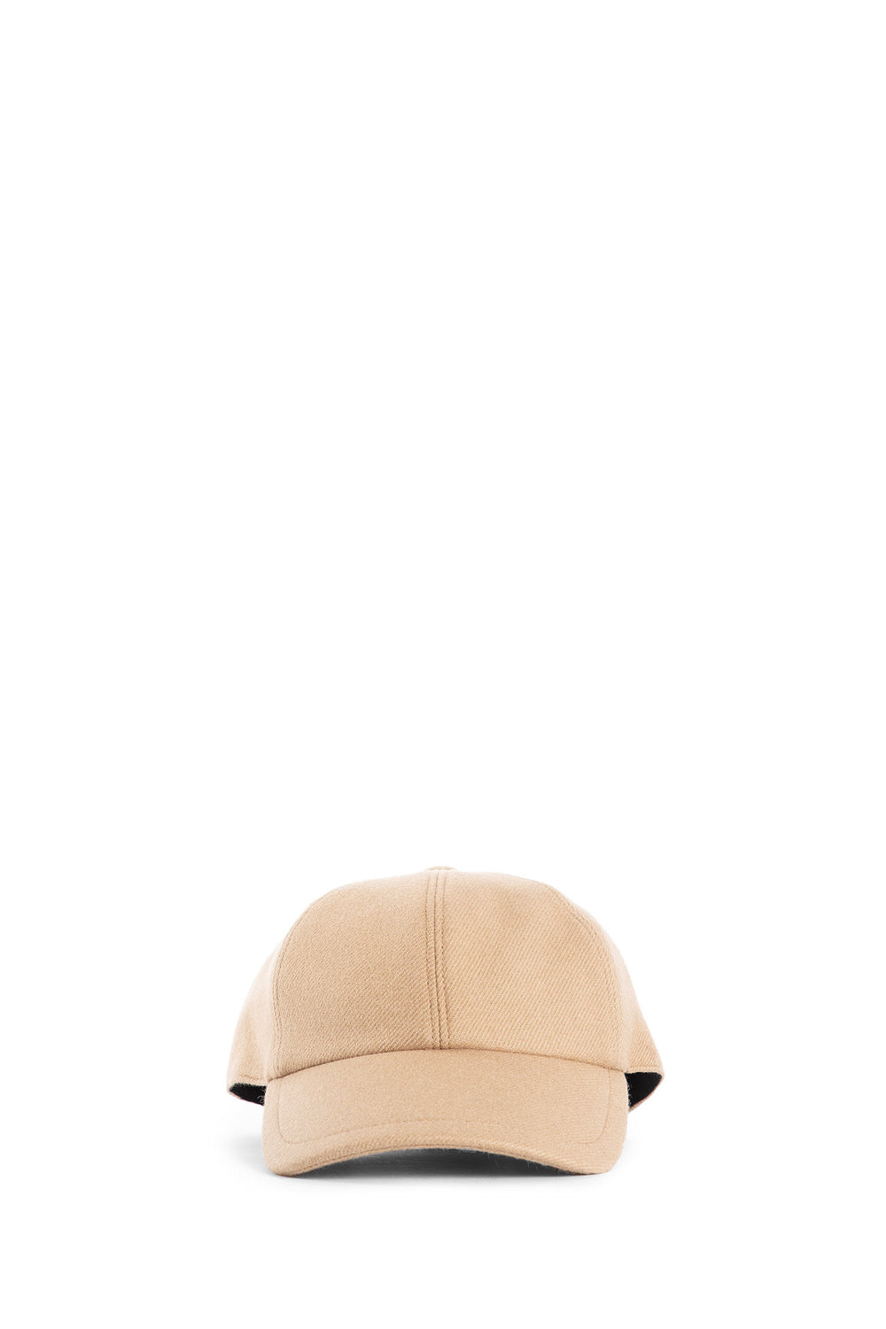 Diagonal Wool Cashmere Canvas Cap