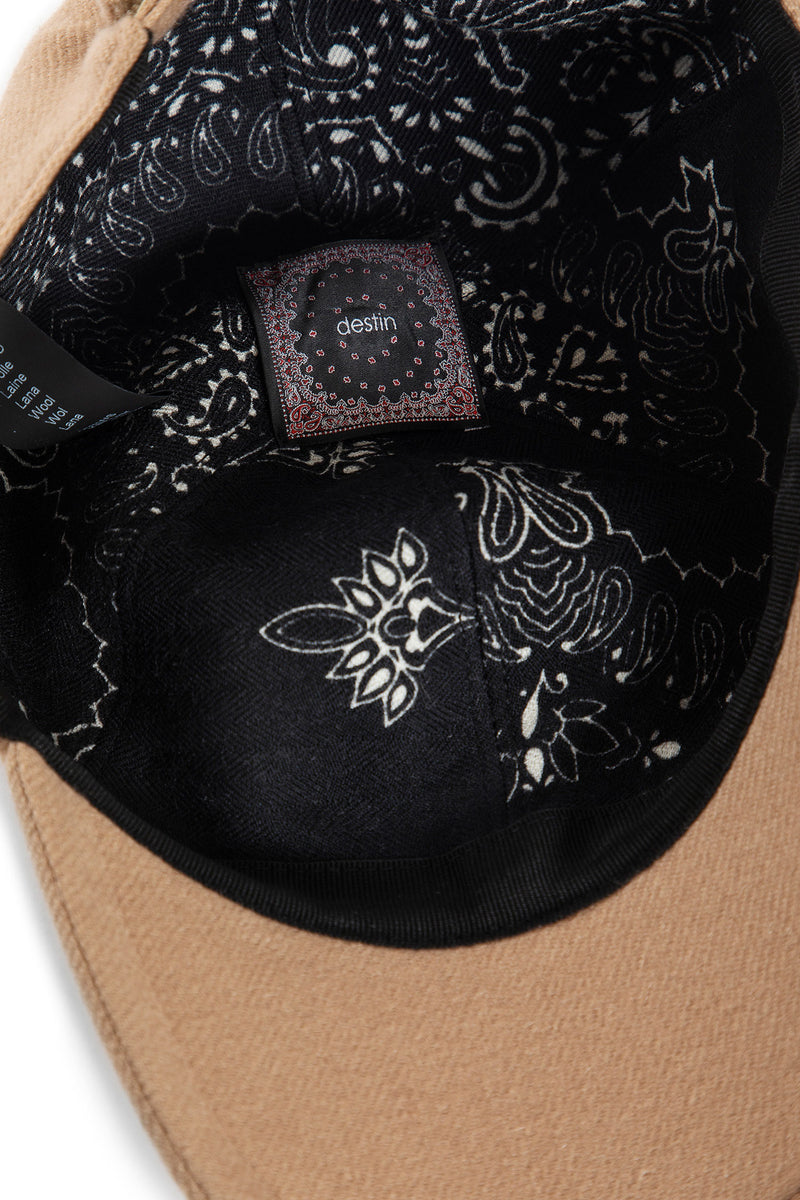 Diagonal Wool Cashmere Canvas Cap - Antonioli.eu