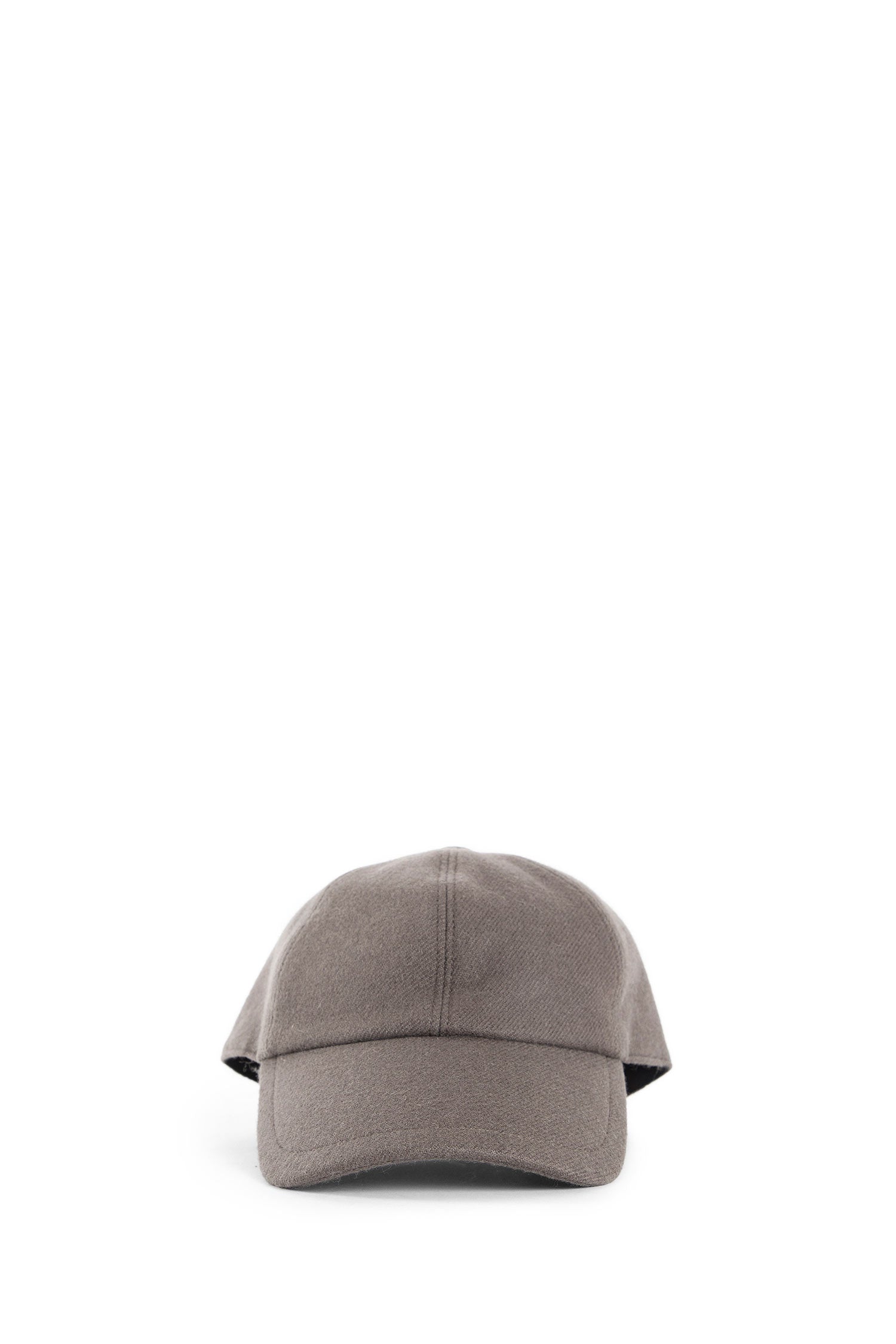 Diagonal Wool Cashmere Canvas Cap