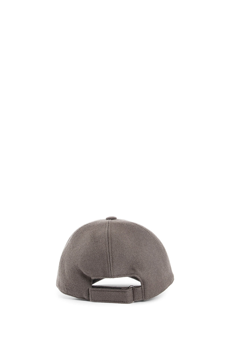 Diagonal Wool Cashmere Canvas Cap - Antonioli.eu
