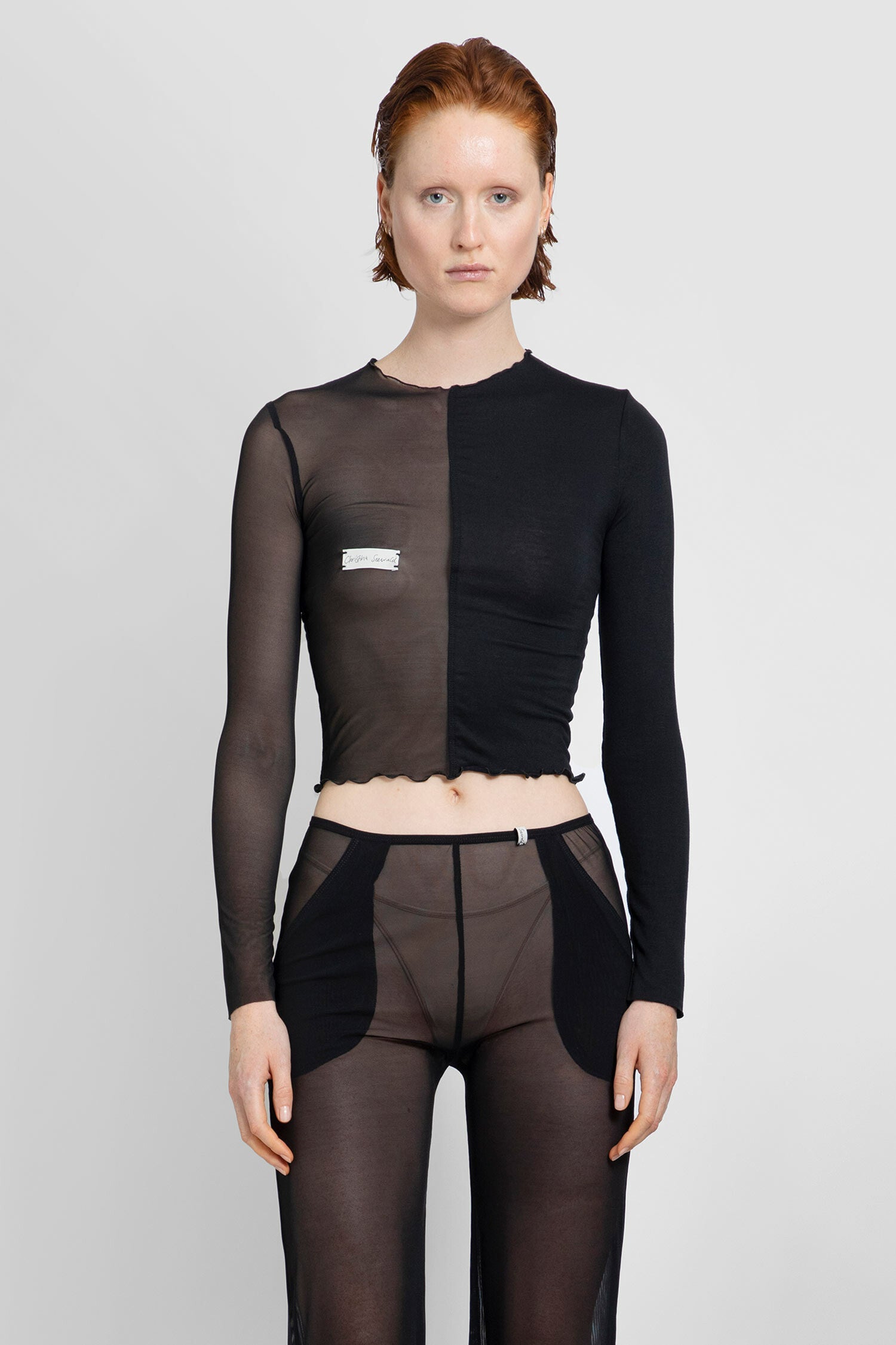 CHRISTINA SEEWALD WOMAN BLACK TOPS