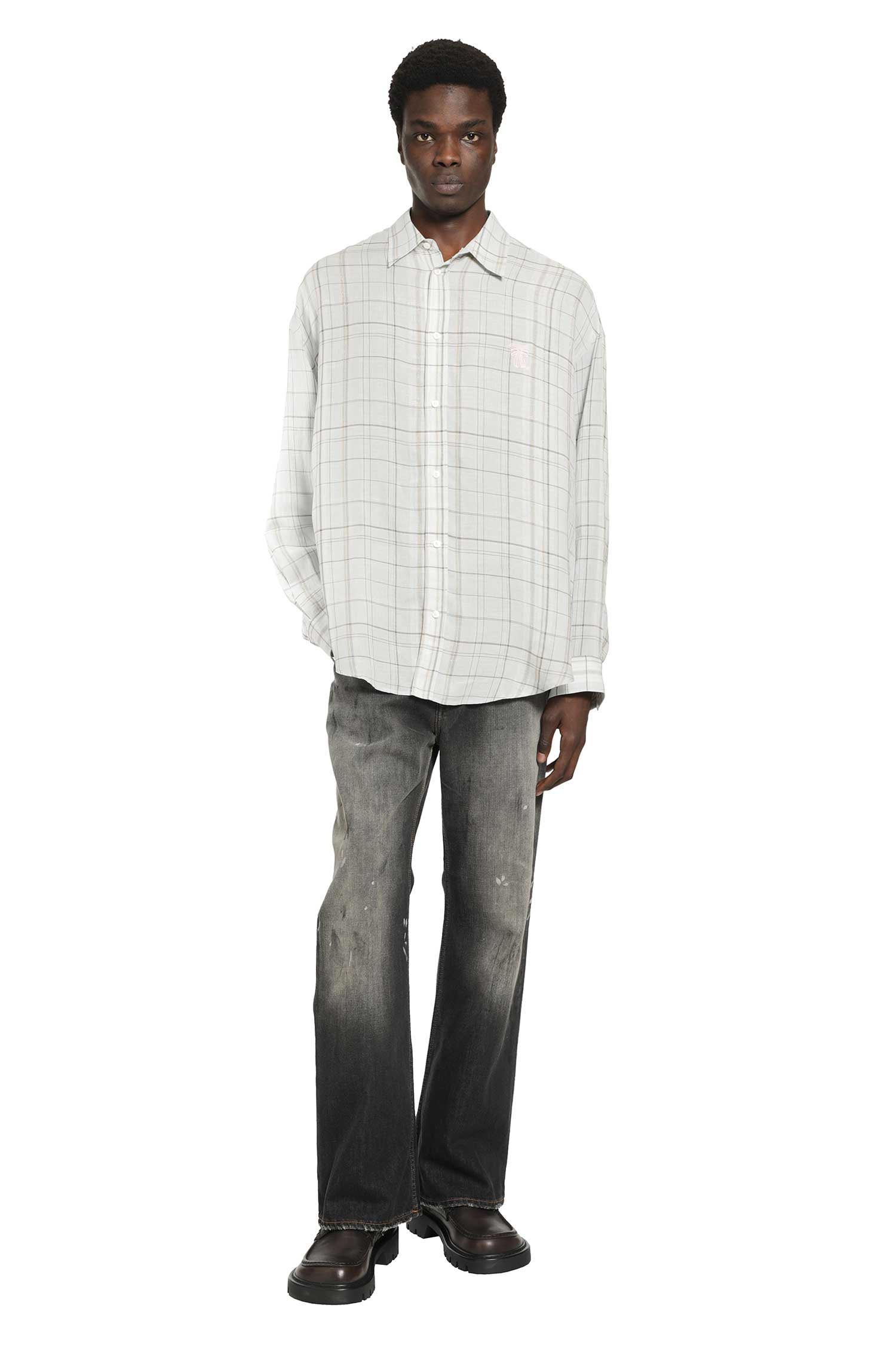 Linen Check Shirt