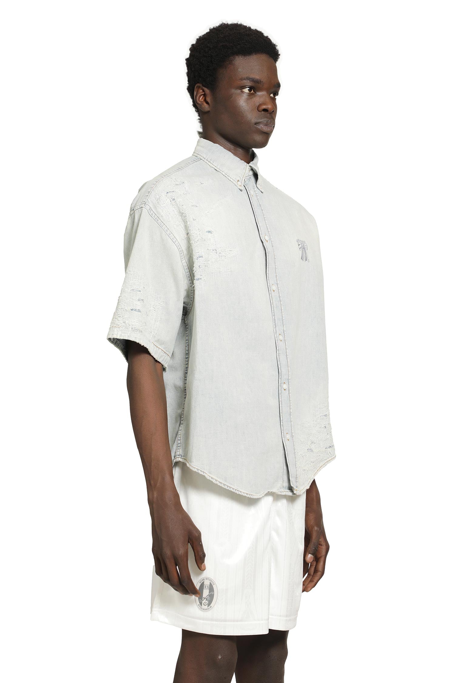 ACNE STUDIOS Mended Denim Shirt man