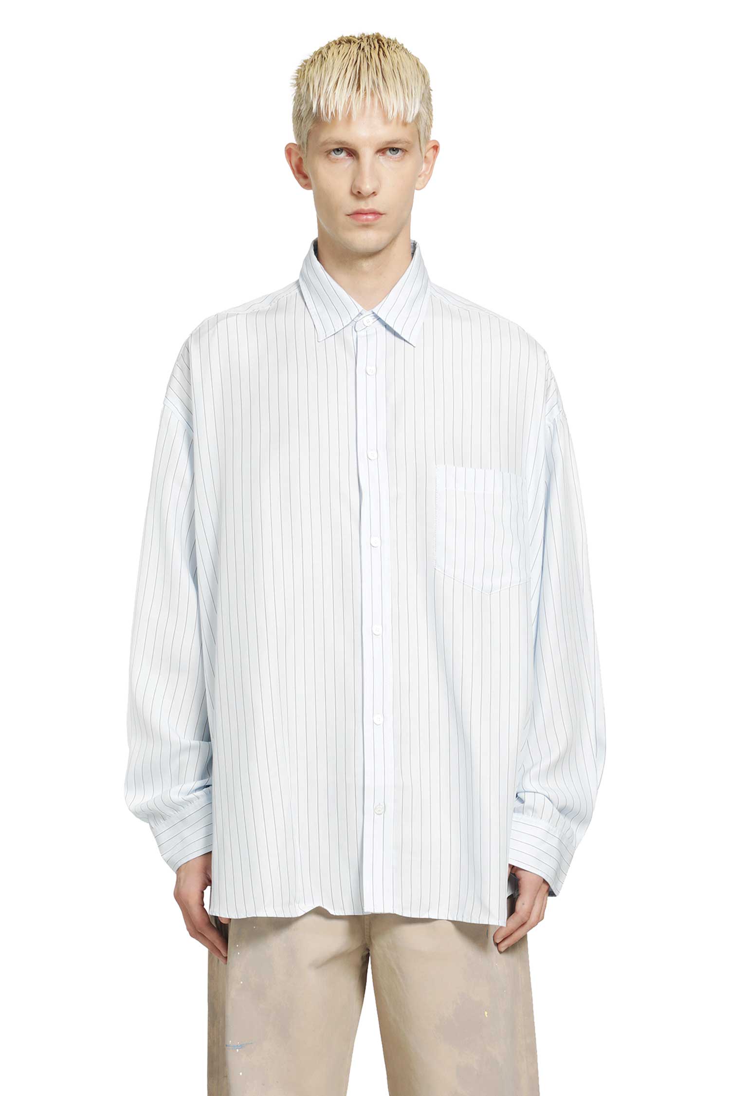 ACNE STUDIOS Striped Button-Up Shirt man