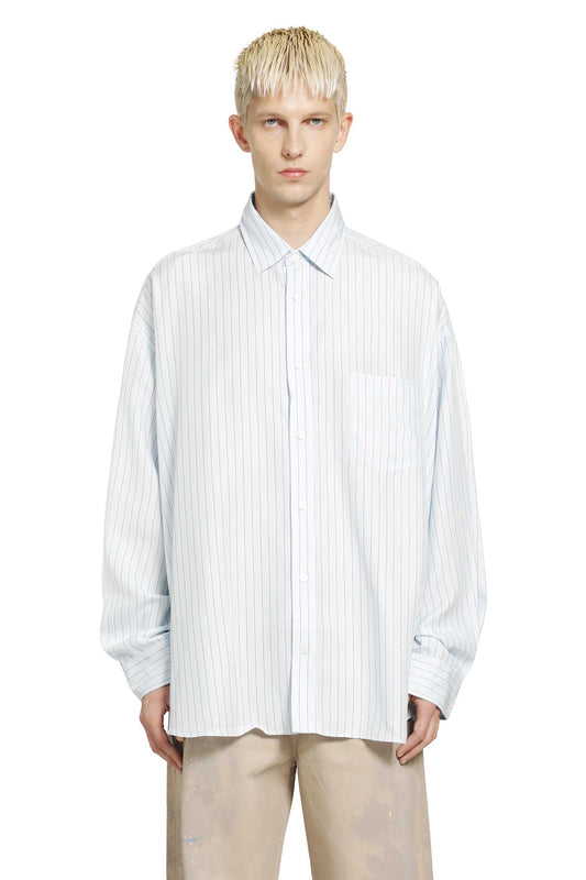 Striped Button-Up Shirt