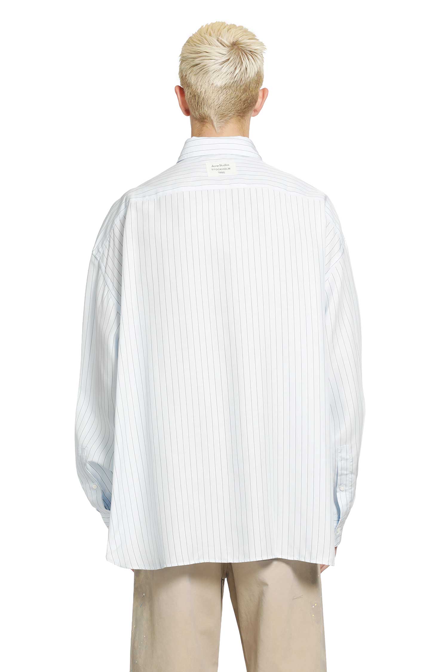Striped Button-Up Shirt