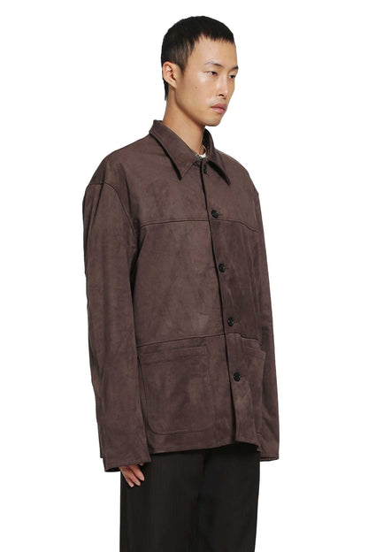 Faux Suede Overshirt