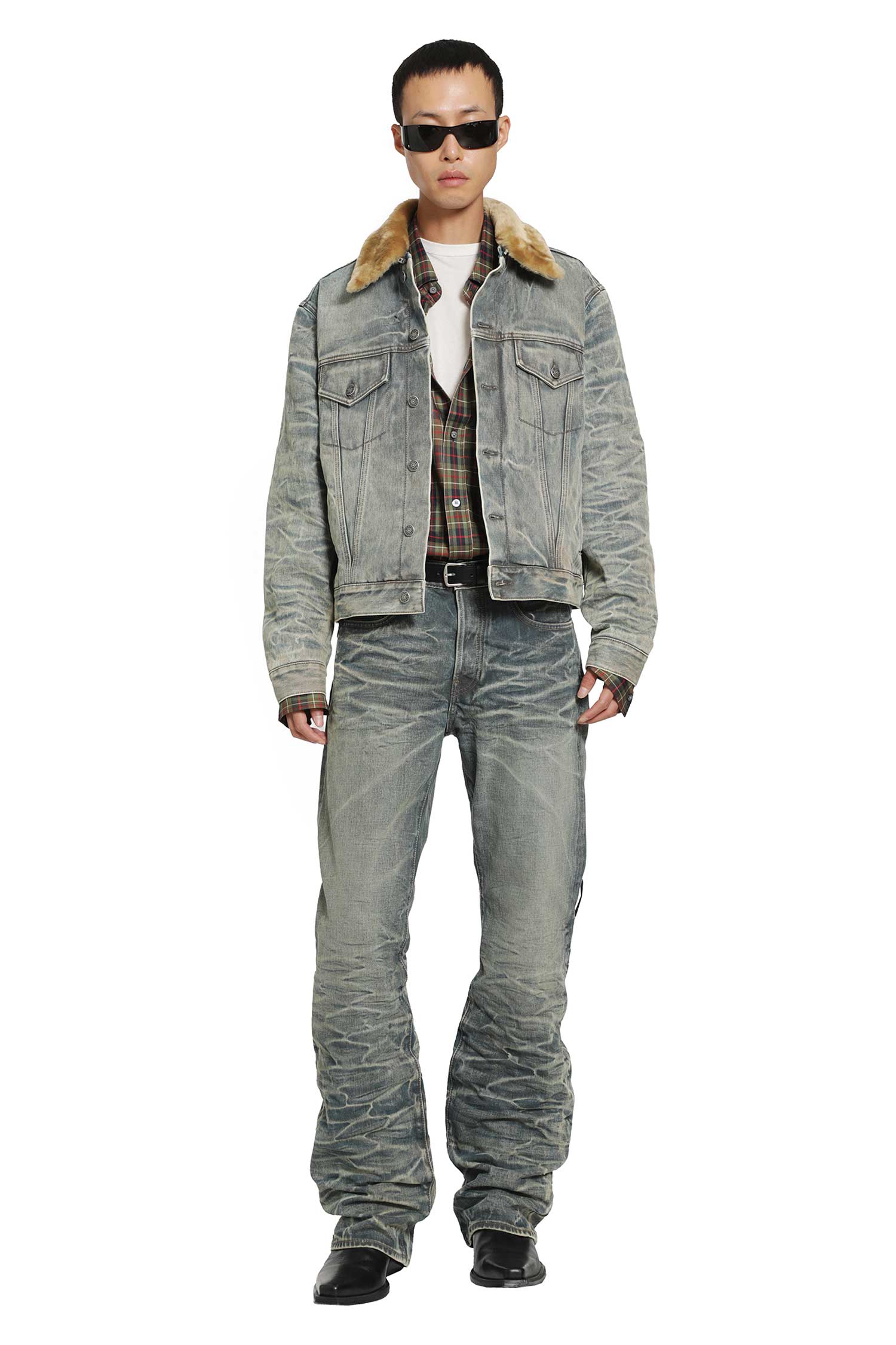 ACNE STUDIOS Check Flannel Shirt man