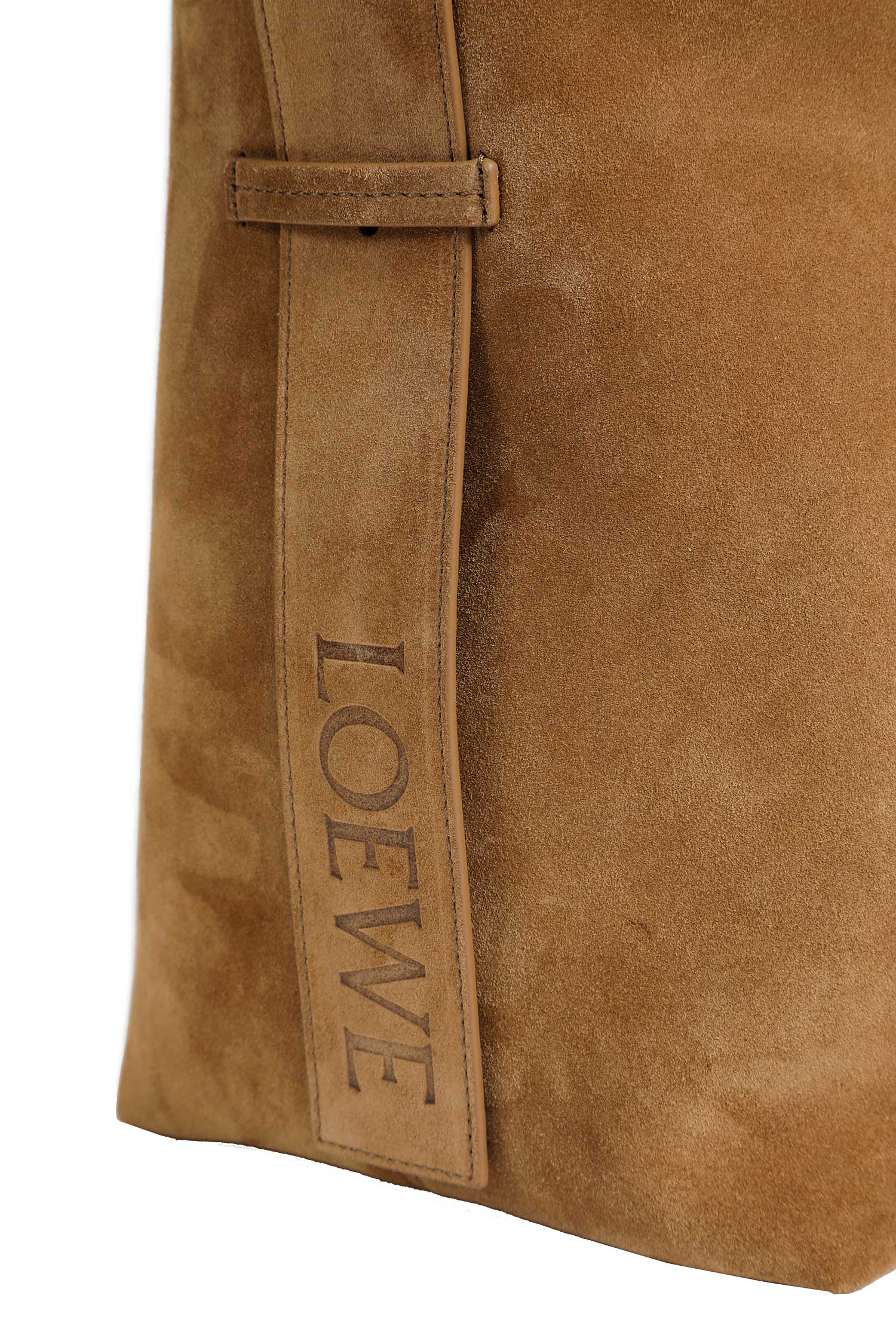 Suede Large Loop Hobo Bag