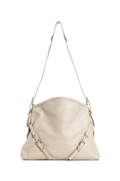 GIVENCHY WOMAN BEIGE SHOULDER BAGS