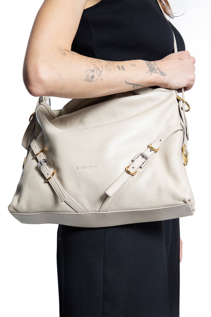 GIVENCHY WOMAN BEIGE SHOULDER BAGS