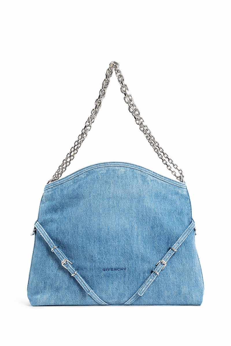 GIVENCHY WOMAN BLUE SHOULDER BAGS