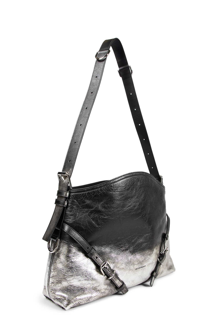 GIVENCHY WOMAN SILVER SHOULDER BAGS